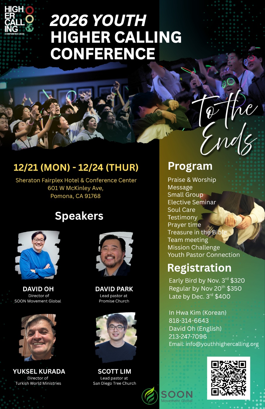 2026 Youth Higher Calling Conference Poster